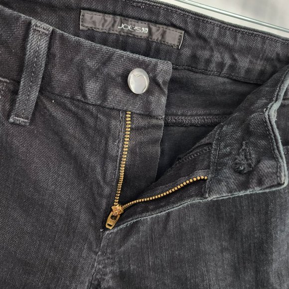 Joes Jeans Skinny 27 Morter Black Honey Rhinestone Pocket Cotton Stretch Denim - Picture 5 of 12